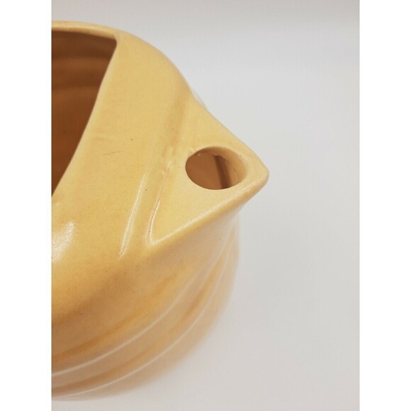 ANTIQUE UHL Ceramic Clay Pitcher Rustic Early Vintage American Pottery - Picture 4 of 10